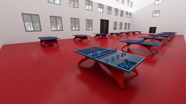 鋪裝乒乓球塑膠地板的優點