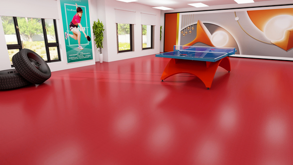 鋪裝乒乓球塑膠地板的優點