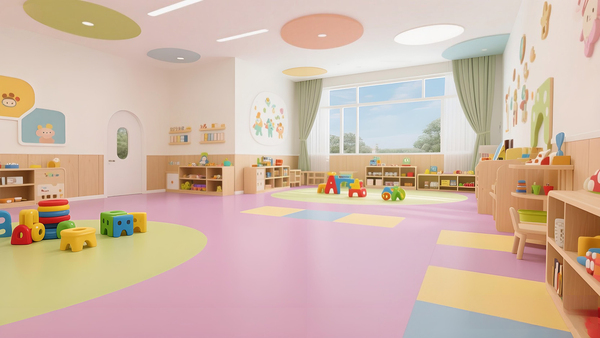 幼儿园怎么选择合适的塑胶地板