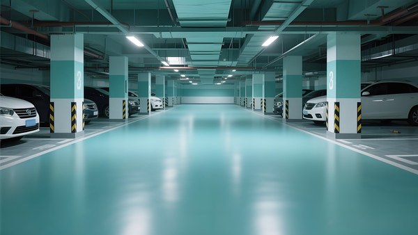 安耐寶塑膠地板筑牢停車場防護(hù)耐用防線